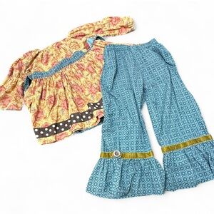 Matilda Jane Pink and Blue Kids Matching Set
